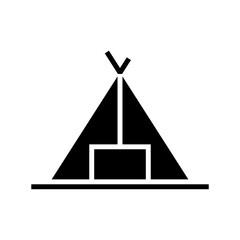 tent icon or logo isolated sign symbol vector illustration - high quality black style vector icons
