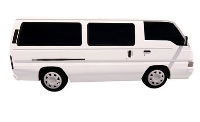 Van truck pickup concept 3d vehicle concept render model