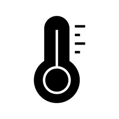 thermometer icon or logo isolated sign symbol vector illustration - high quality black style vector icons


