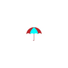 umbrella rain logo vector drawing