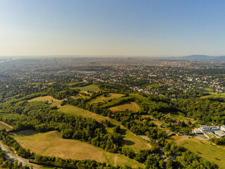 Fototapeta premium Kahlenberg in Wien von oben