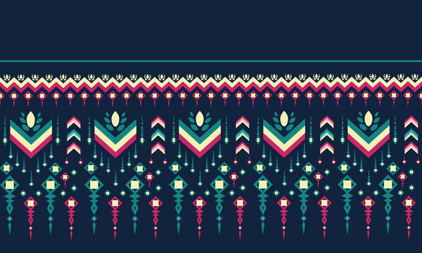 Geometric ethnic oriental pattern traditional design seamless pa