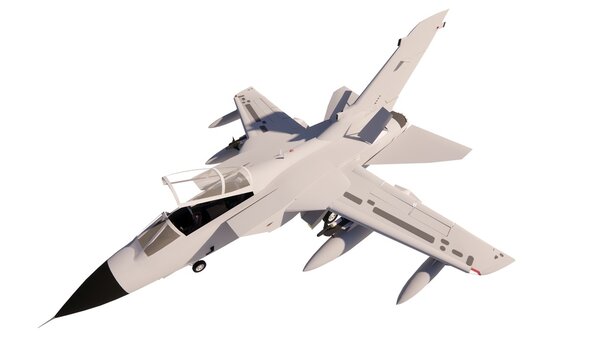 Plane fighter flight concept 3d isolated render model