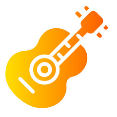 Guitar gradient icon