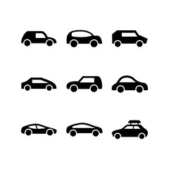 car icon or logo isolated sign symbol vector illustration - high quality black style vector icons
