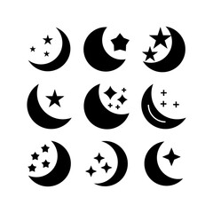night icon or logo isolated sign symbol vector illustration - high quality black style vector icons
