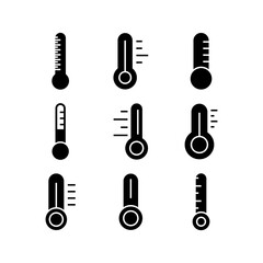 Fototapeta premium thermometer icon or logo isolated sign symbol vector illustration - high quality black style vector icons 