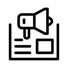 advertising icon or logo isolated sign symbol vector illustration - high quality black style vector icons
