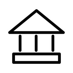 banking icon or logo isolated sign symbol vector illustration - high quality black style vector icons
