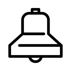 bell icon or logo isolated sign symbol vector illustration - high quality black style vector icons
