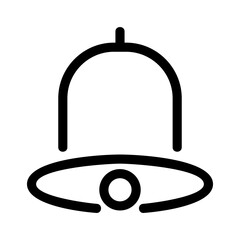 bell icon or logo isolated sign symbol vector illustration - high quality black style vector icons
