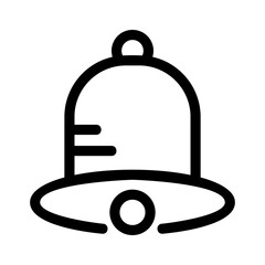 Fototapeta premium bell icon or logo isolated sign symbol vector illustration - high quality black style vector icons 