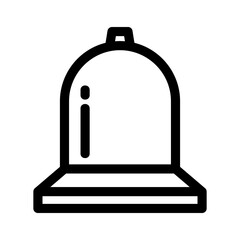 Obraz premium bell icon or logo isolated sign symbol vector illustration - high quality black style vector icons 