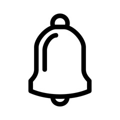 bell icon or logo isolated sign symbol vector illustration - high quality black style vector icons
