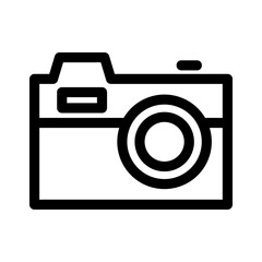 camera icon or logo isolated sign symbol vector illustration - high quality black style vector icons
