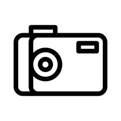 camera icon or logo isolated sign symbol vector illustration - high quality black style vector icons
