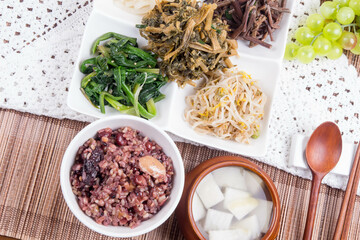 the day of the first full moon of the lunar year - korean food