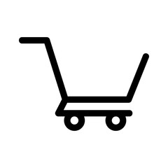 cart icon or logo isolated sign symbol vector illustration - high quality black style vector icons
