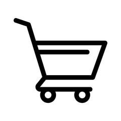 cart icon or logo isolated sign symbol vector illustration - high quality black style vector icons
