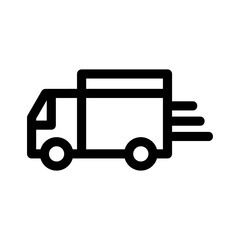 Fototapeta premium delivery icon or logo isolated sign symbol vector illustration - high quality black style vector icons 