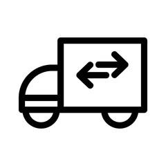 delivery icon or logo isolated sign symbol vector illustration - high quality black style vector icons
