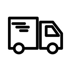 delivery icon or logo isolated sign symbol vector illustration - high quality black style vector icons
