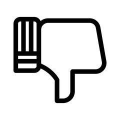 dislike icon or logo isolated sign symbol vector illustration - high quality black style vector icons
