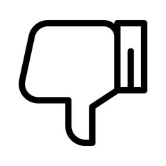 dislike icon or logo isolated sign symbol vector illustration - high quality black style vector icons
