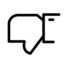 dislike icon or logo isolated sign symbol vector illustration - high quality black style vector icons
