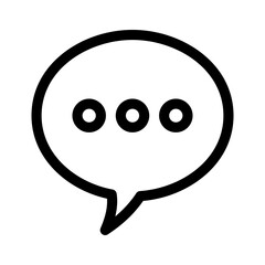 messaging icon or logo isolated sign symbol vector illustration - high quality black style vector icons

