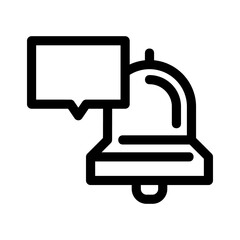 notification icon or logo isolated sign symbol vector illustration - high quality black style vector icons
