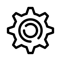 settings icon or logo isolated sign symbol vector illustration - high quality black style vector icons
