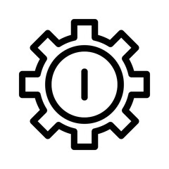 settings icon or logo isolated sign symbol vector illustration - high quality black style vector icons
