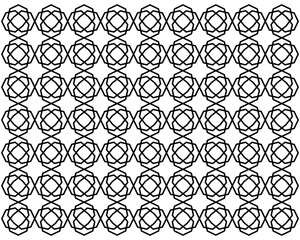 Vector seamless pattern. Circle Pattern Background Geometric Design Elements. Line style design. simple design editable