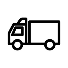 truck icon or logo isolated sign symbol vector illustration - high quality black style vector icons
