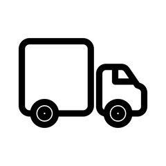 truck icon or logo isolated sign symbol vector illustration - high quality black style vector icons
