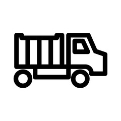 truck icon or logo isolated sign symbol vector illustration - high quality black style vector icons
