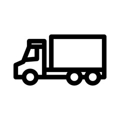 truck icon or logo isolated sign symbol vector illustration - high quality black style vector icons
