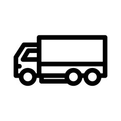 truck icon or logo isolated sign symbol vector illustration - high quality black style vector icons
