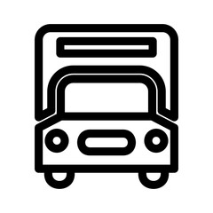 truck icon or logo isolated sign symbol vector illustration - high quality black style vector icons
