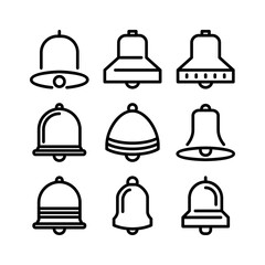 bell icon or logo isolated sign symbol vector illustration - high quality black style vector icons
