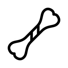 bone icon or logo isolated sign symbol vector illustration - high quality black style vector icons
