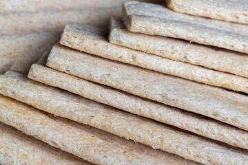 crispy rye flour waffles stuffed with grated apples and other fruits