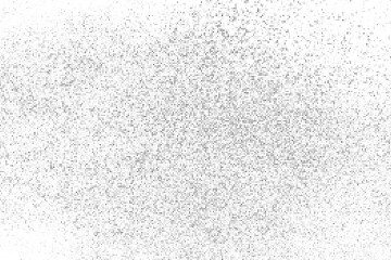 White And Grey Halftone Dotted Backdrop. Abstract Polka Dots Pattern. Pop Art Style Background. Silver Explosion Of Confetti. Digitally Generated Image. Vector Illustration, Eps 10.  