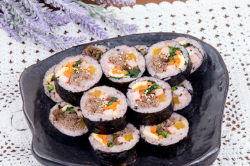 Korean food - Kimbab