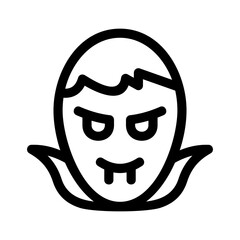 dracula icon or logo isolated sign symbol vector illustration - high quality black style vector icons
