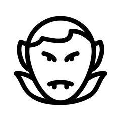 dracula icon or logo isolated sign symbol vector illustration - high quality black style vector icons
