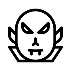 dracula icon or logo isolated sign symbol vector illustration - high quality black style vector icons
