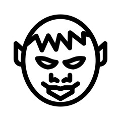 Obraz premium dracula icon or logo isolated sign symbol vector illustration - high quality black style vector icons 