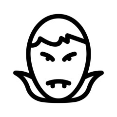 dracula icon or logo isolated sign symbol vector illustration - high quality black style vector icons
